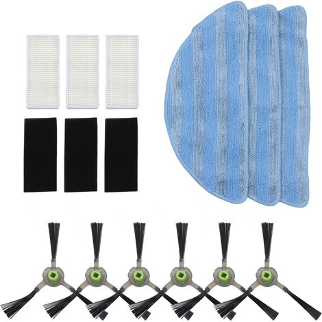 Zubehörset Für Staubsauger, Hochleistungs-saugroboter, Reinigungstuchfilter, Seitenbürste, Ersatzteile