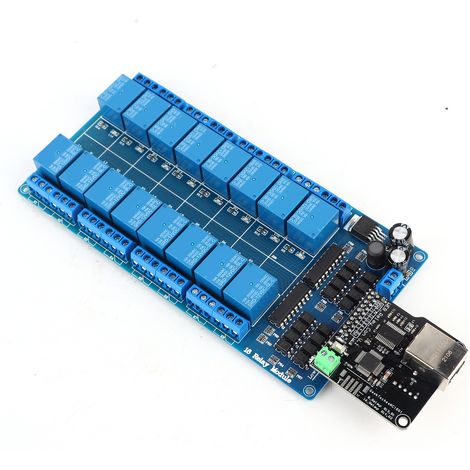 Webserver-steuermodul, Ethernet-lan/wan-netzwerkcontroller, 16-kanal-relais Für Computer Und Smartphone