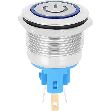 Stück 22 Mm Ac220v 6-polige Drucktaster Mit Schutzart Ip65 Und Reset-funktion Mit Signblue