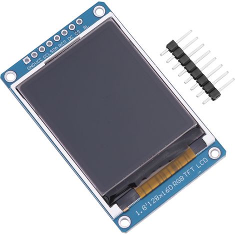 Lcd-displaymodul, 1,8-zoll-tft-bildschirmmodul, -20–70 °c, Benutzerfreundlich, 0,219 X 0,219 Pixel, Für Arduino