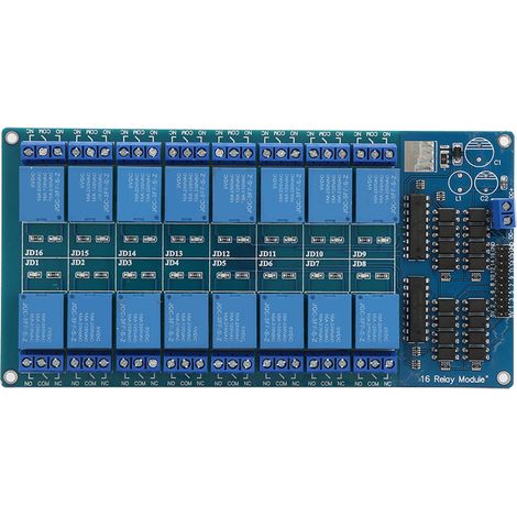 5v 16-kanal-relaismodul-steuerplatine Mit Optokopplerschutz Für Mikrocontroller