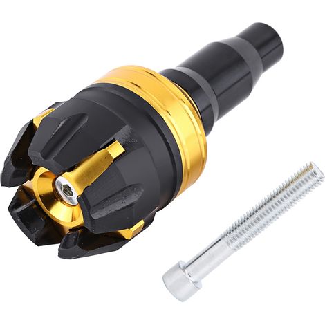 Neue Cnc-gefräste Motorradrahmen-slider Aus Aluminiumlegierung, Fallschutzkappen, Gold