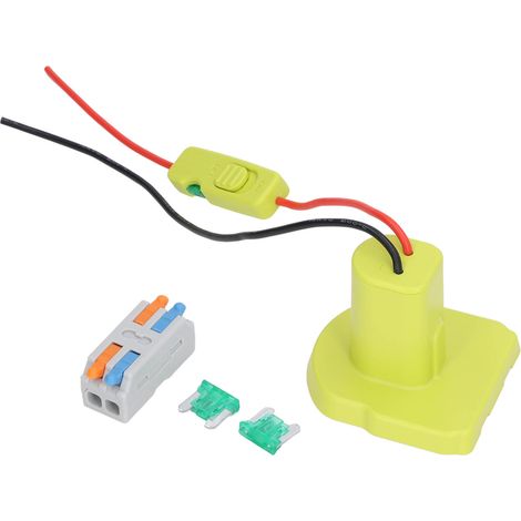 Akkuadapter, Überstromschutz, Passgenauer Lithium-konverter Mit 30-a-sicherung Für Ryobi One+ 18v