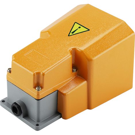 Fußschalter Aus Aluminiumlegierung, 250 V, 10 A, Öl- Und Korrosionsbeständig, Mit Schutzkappe