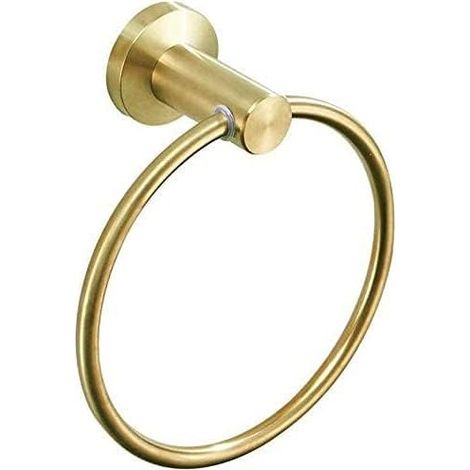 Wandmontierter Handtuchring Aus Edelstahl 304, Vergoldeter Halter Für Badezimmer Oder Küche