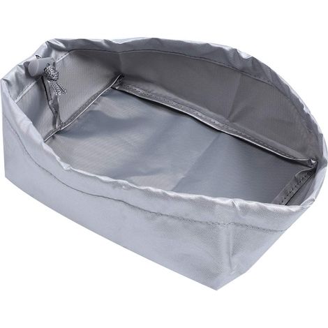 Friteusenabdeckung 20 X 15 X 8 Cm, 420d Oxford-gewebe, Schutzhülle, Für Den Außenbereich, Für Den Hausgebrauch (silber) 3111200005813