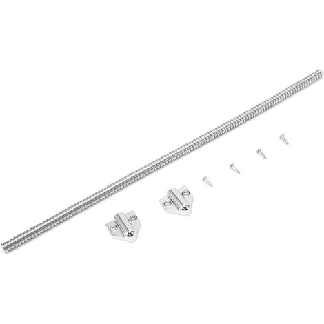 Stück 40 Cm Lange Türschnalle Mit Dreieckigen Enden Zur Einsteckmontage, Freiliegendes Schutzkabel