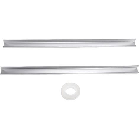 Schubladenabdeckung Aus Edelstahl 304, Aufsteckbarer Türkantenschutz Für 19 Mm Dicke Türen Und Schubladen, 43 Cm, 2 Stück