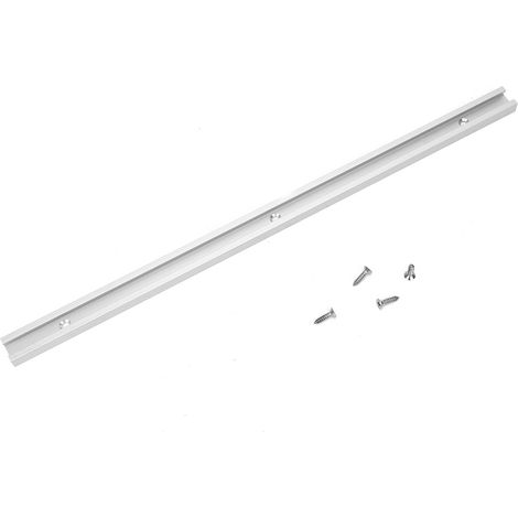 T-nut-gehrungsschienen-schiebevorrichtung Aus Nicht Poröser Aluminiumlegierung Zum Befestigen Von Holzplatten (500 Mm)