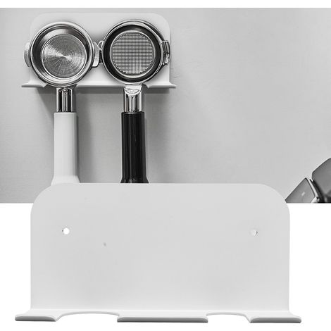 Wandmontierte Espressosiebträgerhalterung Aus Edelstahl, Kompatibel Mit 51-mm-, 53-mm- Und 58-mm-siebträgern (silber)