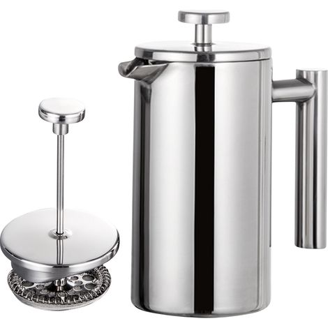 French-press-kaffeebereiter 350 Ml/800 Ml/1000 Ml, Doppelwandiger, Isolierter Edelstahlkännchen