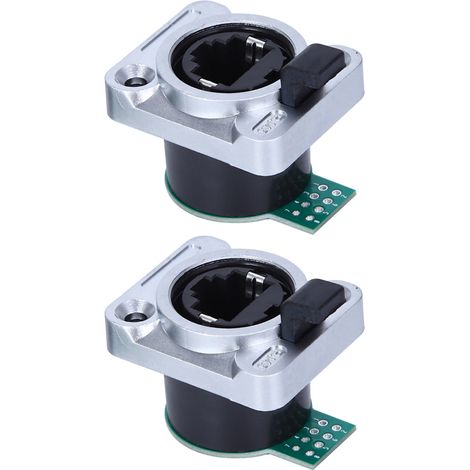 Wasserdichte Rj45-leiterplatte, Rund Und Langlebig Isolierend, Pa-material, Elrjwh5-panel, 2 Stück