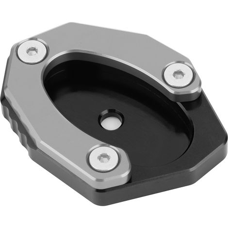 Seitenständer-verlängerungsplatte Für Motorräder, Set Ksp-106, Passend Für Kawasaki Z650/z900, Grau