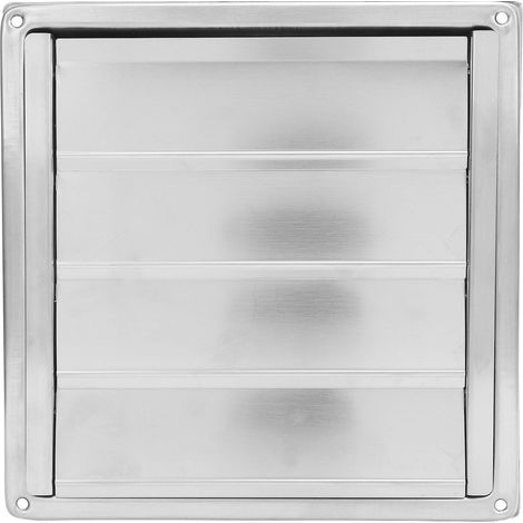 Trocknerentlüftungsabdeckung, 4-zoll-quadrat-außenwand Aus Edelstahl 304 Mit Nylongewebe Zum Schutz Vor Regen, Schnee, Wind Und Vögeln.