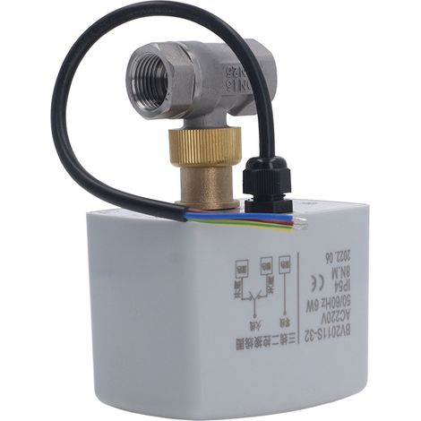 Edelstahl-kugelhahn, Dn15 3-leiter-synchronmotor Mit Endschalter Für 220 V Ac Hlk