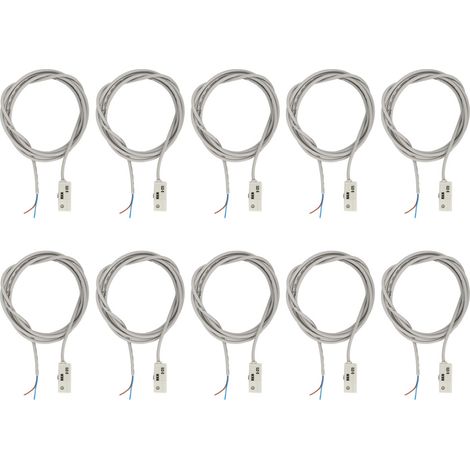 10 Stück Dc73 10w Magnetschalter Mit Pneumatischem Reed-zylinder Ein/aus Für Cdg1 Cdj2 Cdlg1 Cdlj2