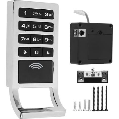 M1 Zahlenschloss Mit Tastatur Aus Zinklegierung Für Schränke, Schubladen Und Kleiderschränke