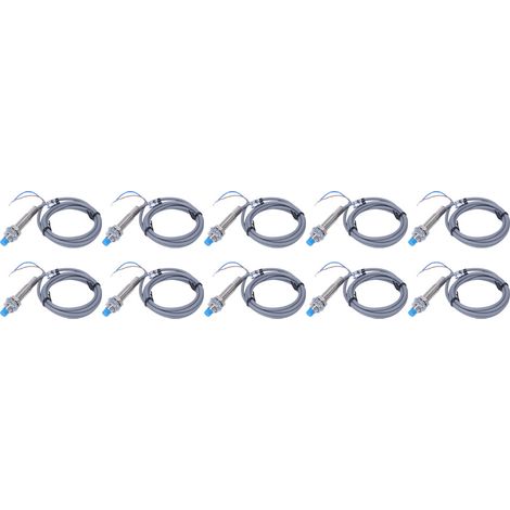 10 Stück Jyio Lj8a3-2 J Ez Induktiver Näherungsschalter M8 2-draht Pnp, Normalerweise Offen, 95–250 V Ac