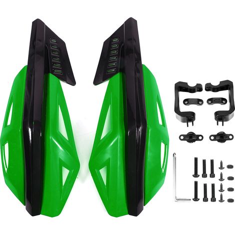 Motorrad-handschützer, 7/8 Zoll, 22 Mm, Abs, Stoßfest, Universeller Schutz Für E-bikes Und E-scooter, Grün