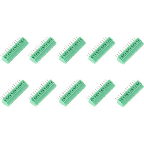 Schraubklemmenverbinder, 10 Stück/set, Leiterplatten-stiftklemmenverbinder, Leicht Zu Löten Für Niederfrequenzverdrahtung