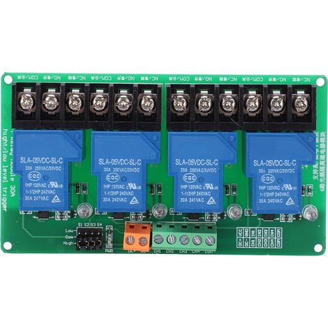 Relaismodul, 4-kanal-schaltung, Automatische Steuerung, High- Und Low-pegel-triggerung, 5-v-elektronikbauteil