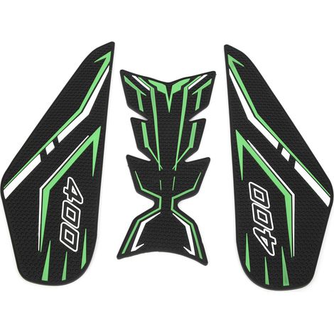 Tankaufkleber, 3-teilig, Rutschfeste Schutzmatte Passend Für Kawasaki Z400 Ninja 400, Grün