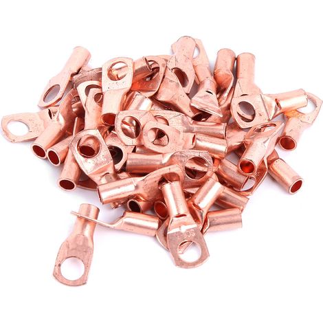Kaltgepresste Crimpverbinder, 50 Stück, Kupferringkabelschuhe, Kabel, Sc66-anschlüsse