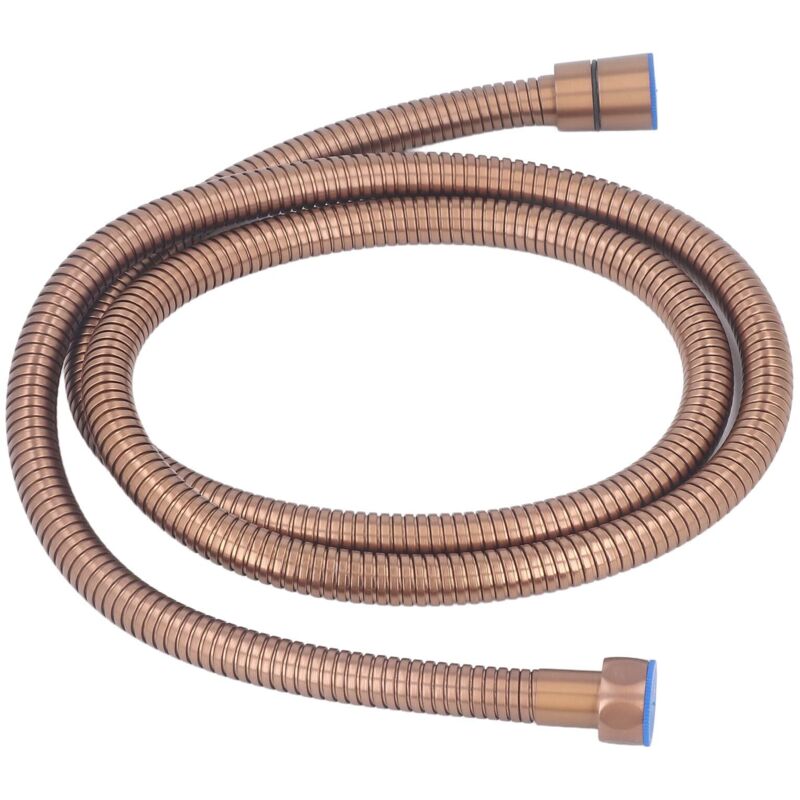 Flexibler Duschschlauch, 0,5 Meter Langer, Korrosionsbeständiger Warmwasserbereiterschlauch, Einfache Installation, Edelstahl Für Den Hausgebrauch (roségold)