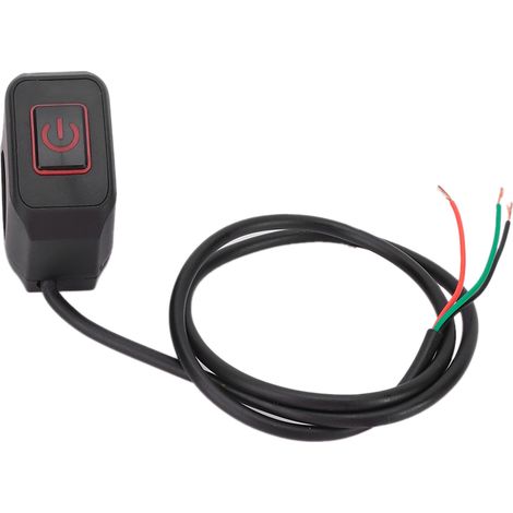 Universeller, Wasserdichter 22-mm-motorradlenkerschalter Für Rote Scheinwerfer