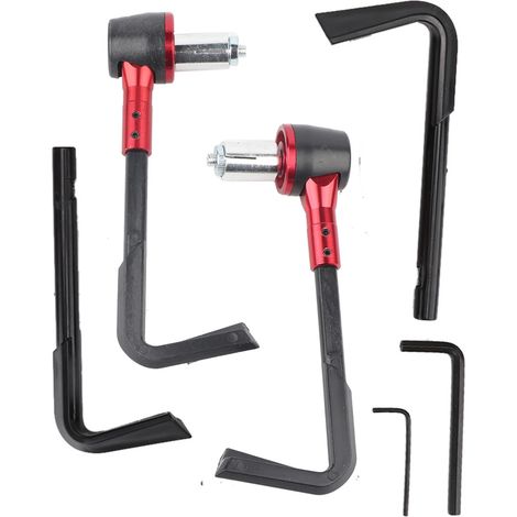 Cnc-gefräster Motorradlenkerschutz, Bremshebelschutz, Motorradlenkerschutz (rot)