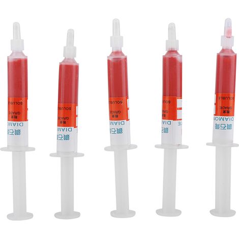 5-teiliges Set Bestehend Aus Diamantschleifpaste, Schleifnadel Und W3.5 3000 Tube