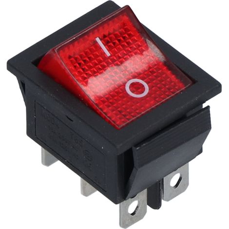 Robuster, Einfach Zu Bedienender Kippschalter Mit Austauschbarem Druckknopf. Mini 250 V Ac
