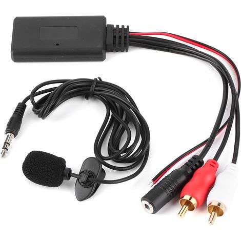 Bluetooth-aux-kabeladaptermodul Mit 2 Rca-anschlüssen Und Freisprechmikrofon Für Alpine, Pioneer Und Sony