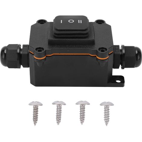 3-positionen-wippschalter Ein/aus/ein, 12 V, 16 A, Ip68 Wasserdicht, Universell Einsetzbar Für Auto, Boot Und Wohnmobil