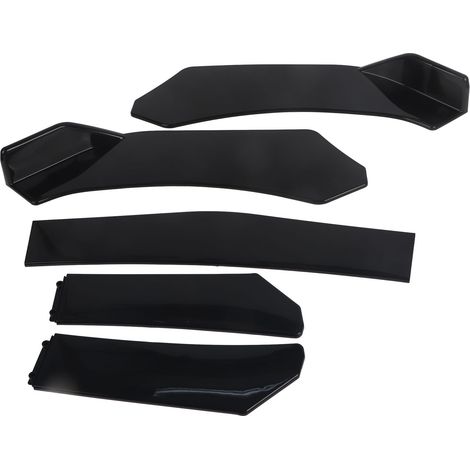 5-teiliges Frontstoßstangen-lippen-bodykit, Universeller Lippensplitter, Diffusor, Entenschnabel-schutzspoiler Für Auto
