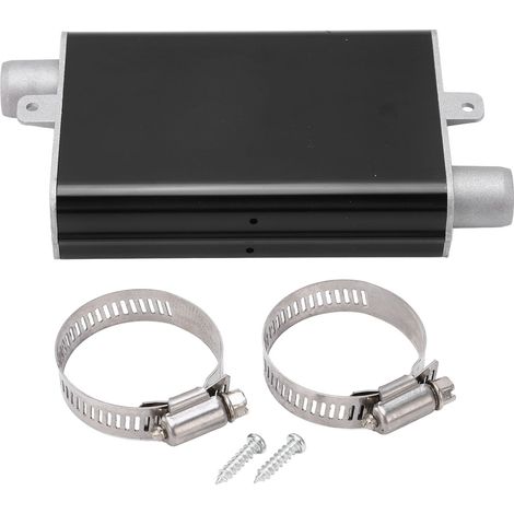 24-mm-standheizungs-auspuffschalldämpfer Aus Aluminiumlegierung, Gerader Heizungsschalldämpfer Für Eberspächer Airtronic D2 D4 D4s, Schwarz