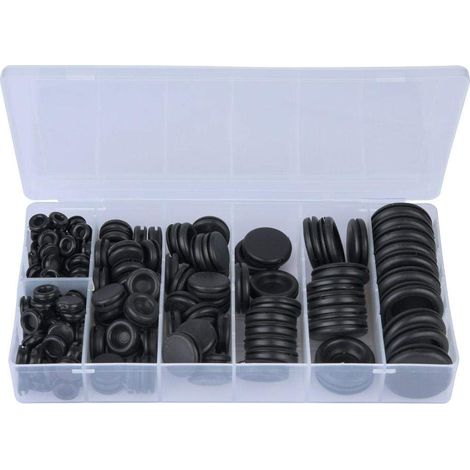 200 Stück Schwarze Gummidichtungsringe In Den Größen 3/16", 1/8", 1/4", 5/16", 3/8", 1/2", 5/8" Und 3/4".