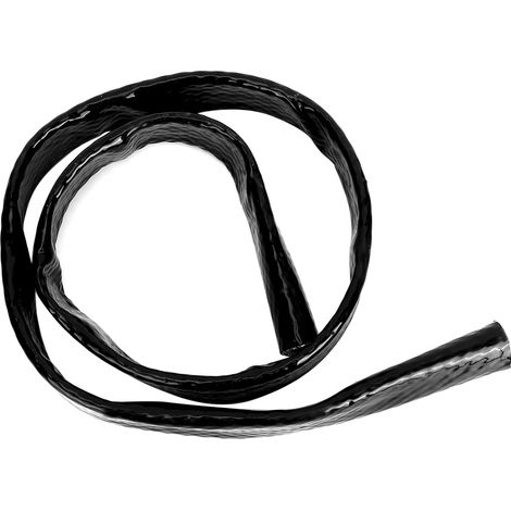An12 – Schwarzer, Geflochtener, Feuerfester Schutzschlauch, Flammenschutz, 3/4 X 3,3 Fuß, 0,7 Zoll Innendurchmesser, Kraftstoffschlauchschutz