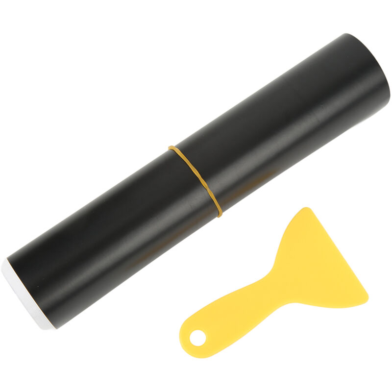 Mattschwarzer Auto-windschutzscheibenstreifen 130 X 20 Cm Universeller Pvc-sonnenschutzaufkleber Für Automobile