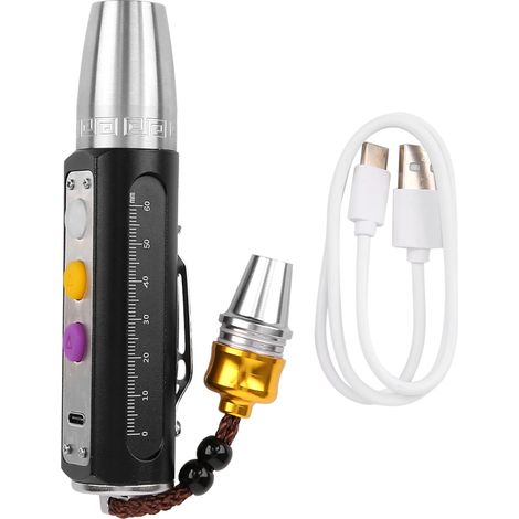 Tragbare 3-led-experten-jade-taschenlampe, Usb-aufladbar, Schmuck- Und Edelsteinbestimmungsleuchte