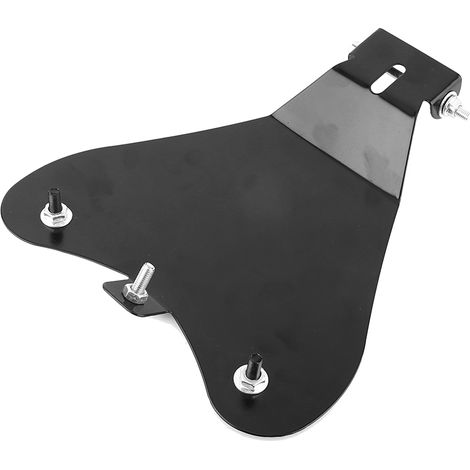 Schwarze Metall-sitzbankschutzplatte Für Motorrad, Passend Für Sportster Xl883/1200, Neu