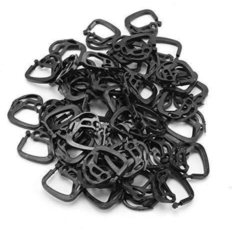 50 Stück Schattierungsnetz-clips, Halter Für Weinreben, Landschaftsbefestigung, Schattierungsclips Für Gewächshäuser, Stoffclip-haken