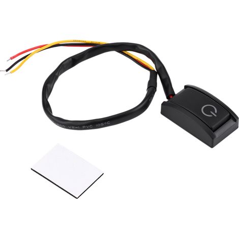 12v Dc 200ma Kfz-selbstbauschalter, Klebeknopf, Ein/aus-schalter