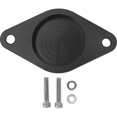 Cnc-gefräste Aluminium-turbo-resonator-ersatzplatte Für Dodge Duramax 1116, Schwarz