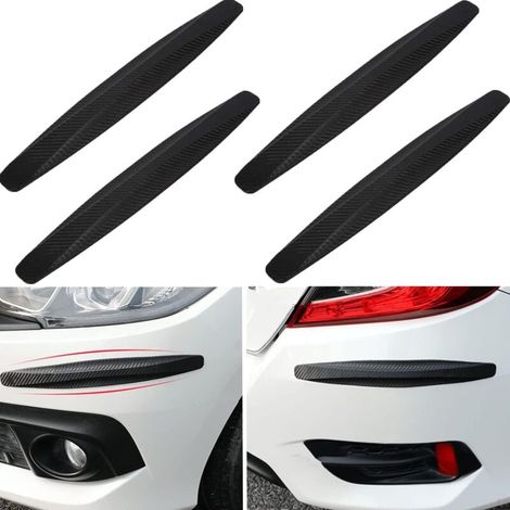 Stück Flexible Stoßstangenschutzleisten, Universeller Klebestreifen Für Autos (schwarz)