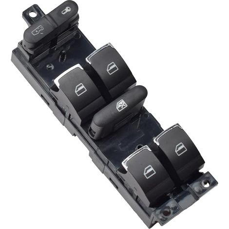 3bd959857 Hauptschalter Für Den Elektrischen Fensterheber Vorne Links Für Vw 99-04 Gti, Golf 4, Jetta Mk4, Bora, Beetle, Passat B5, B5.5