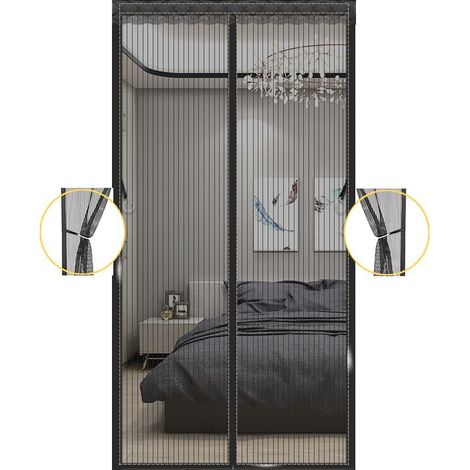 Magnetischer Moskitonetzvorhang, Kein Bohren Erforderlich, 90 Cm X 210 Cm, Mücken- Und Fliegenschutz