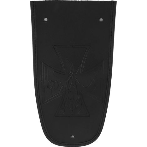 Motorrad-hinterradkotflügel-schutzhülle, Dekoratives Kreuzmuster-polster, Passend Für Xl 883 1200 48, Schwarz
