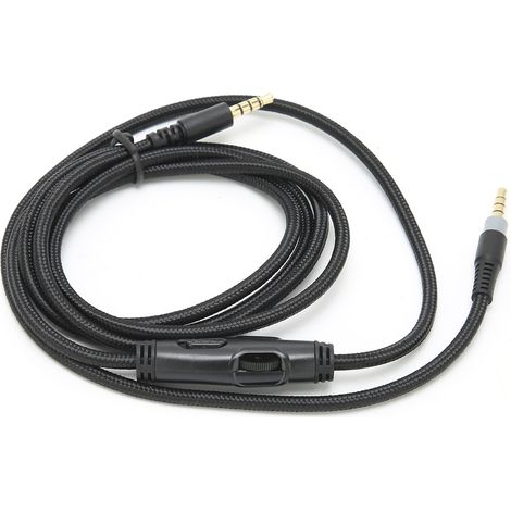 3,5-mm-klinkenstecker-auf-klinkenstecker-kopfhörerkabel Mit Lautstärkeregelung Für Hyperx Cloud