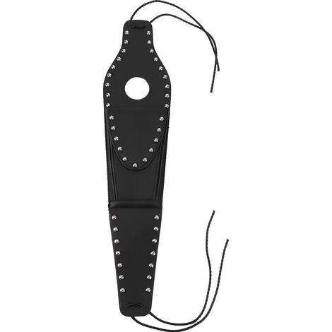 Tankdeckel-abdeckung Mit Pu-ledertasche, Passend Für Xl 883 1200 48, Silberne Nietenkante